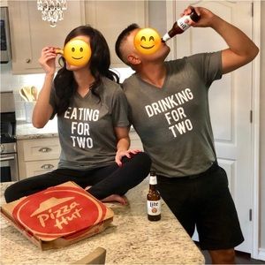 Men Drinking For TWO Shirt